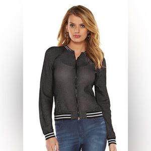 Juicy Couture Y2K Jacket-Size Small-Great Condition-Women’s Mesh Bomber Jacket